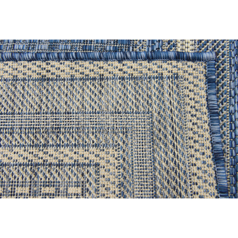 Sol 72 Outdoor™ Delmont Performance Blue Rug & Reviews Wayfair